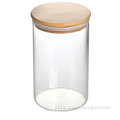 food snacks storage jar glass jar for honey or food